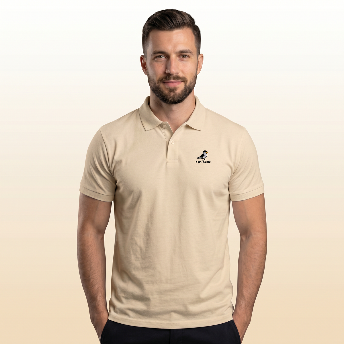 E moj galebe Muška polo majica