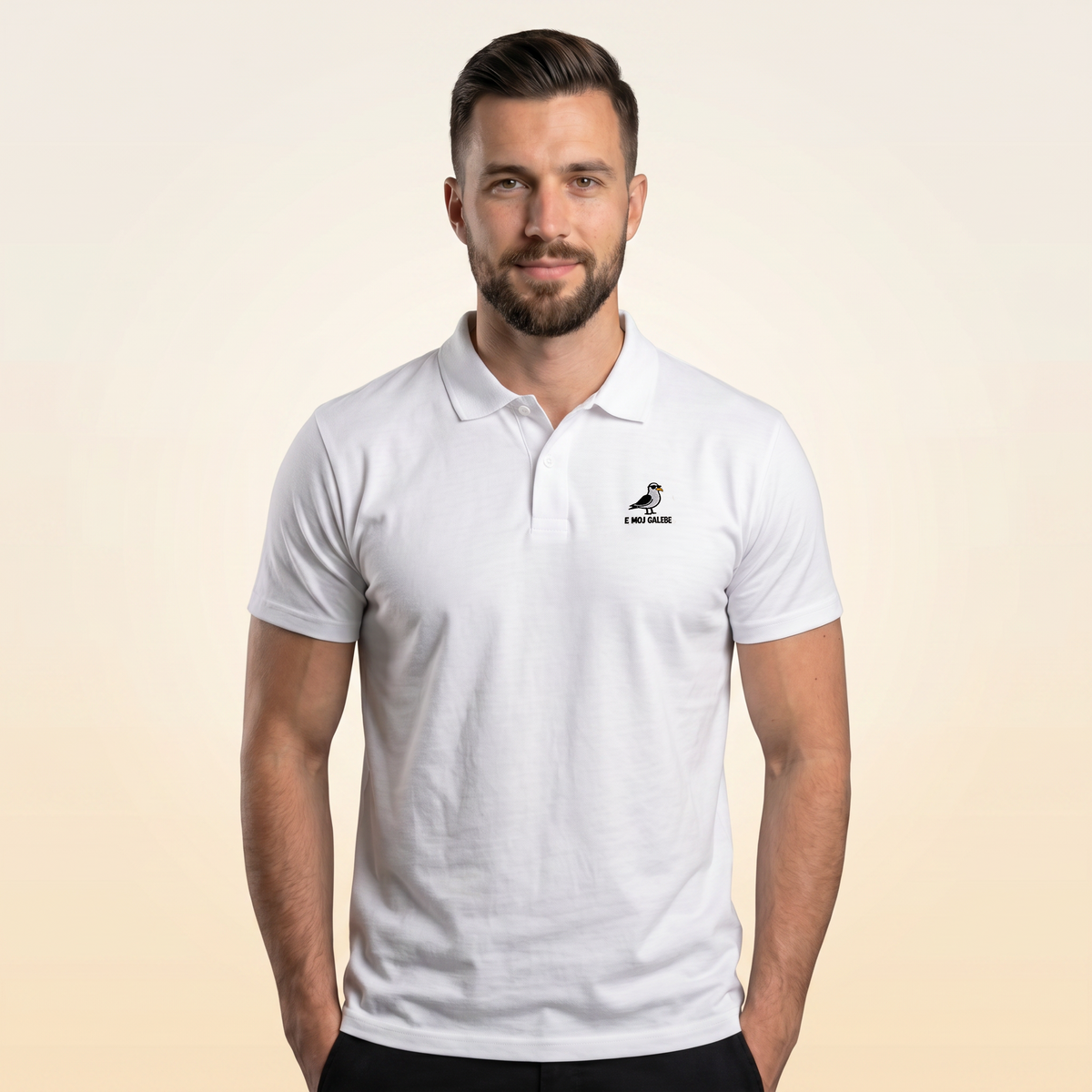 E moj galebe Muška polo majica