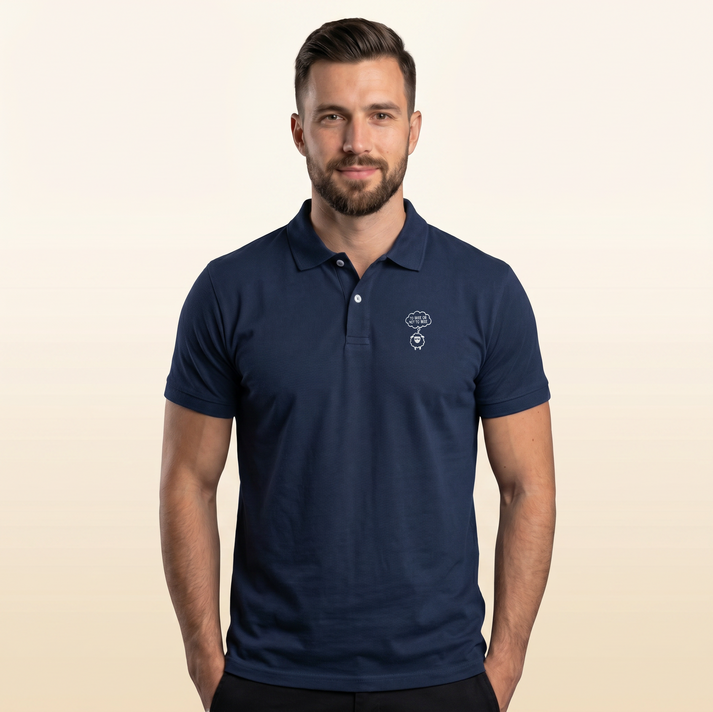 Šta kaže ovca? Muška polo majica